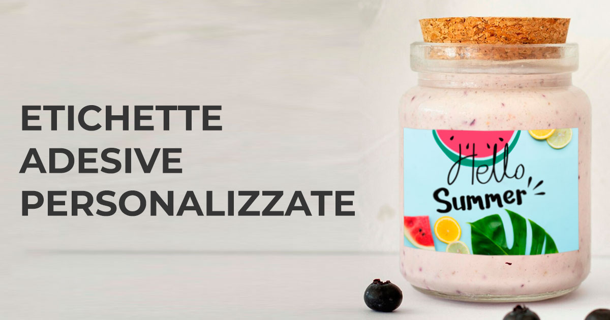 Etichette Adesive personalizzate per oggetti
