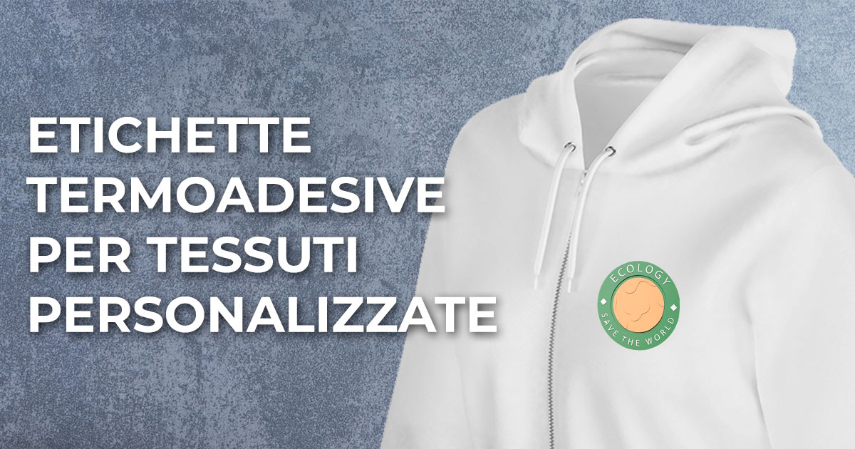 Etichette termoadesive personalizzate per abbigliamento